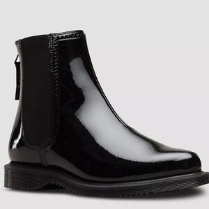 Dr. Marten Zillow Patent Chelsea Boot - Black - Size 7